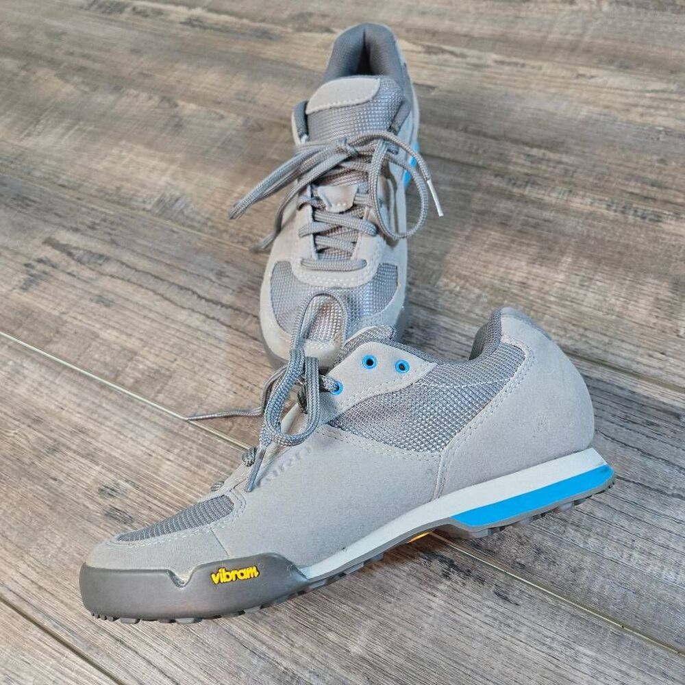 Giro Petra VR women's cycling shoes size 6 gray blue excellent condition